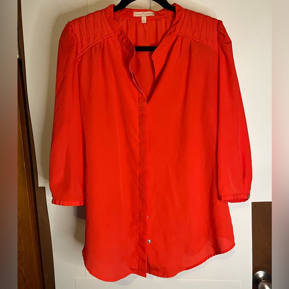 Gibson Latimer Red Blouse - Picture 1 of 5